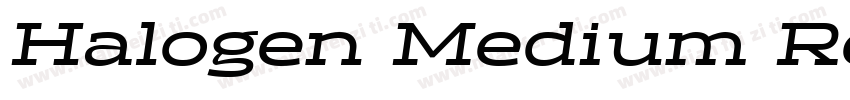 Halogen Medium Regu字体转换